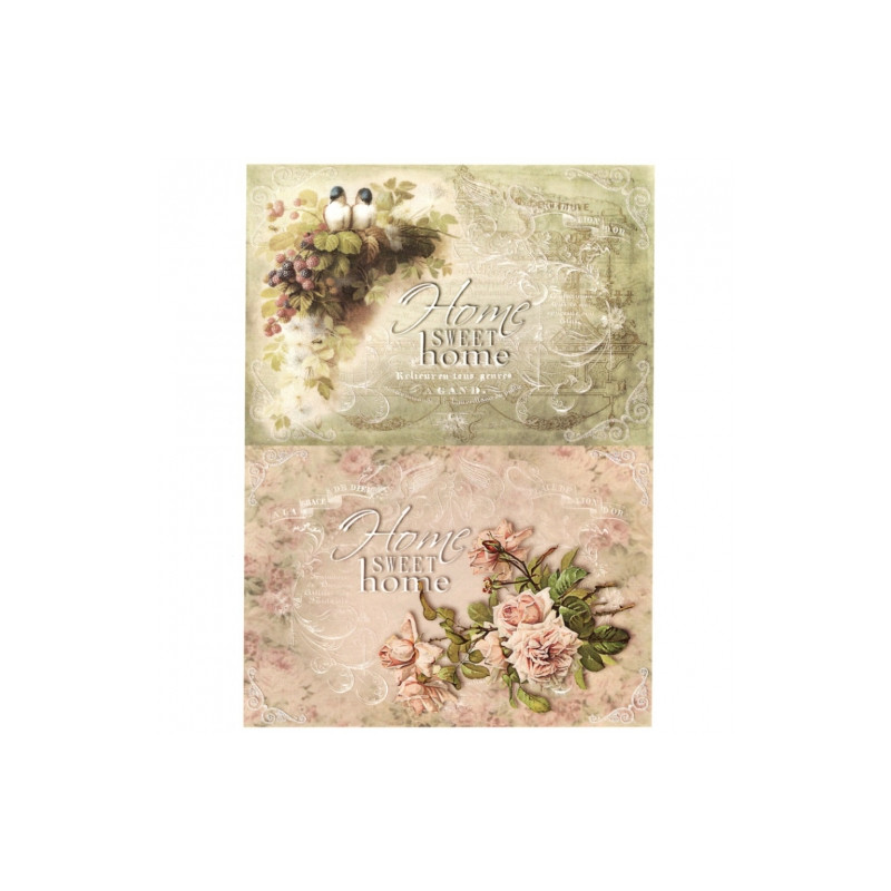 Papier do decoupage soft A4 ITD S276- sklep plastyczny szał dla plasty