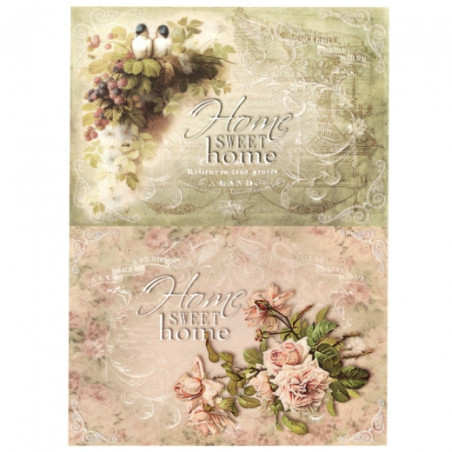 Papier do decoupage soft A4 ITD S276- sklep plastyczny szał dla plasty