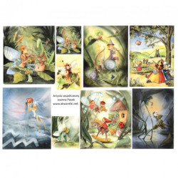 Decoupage paper A3 ITD 0235 fairytale motifs