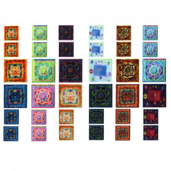 Decoupage paper A3 ITD 0271 square patterns