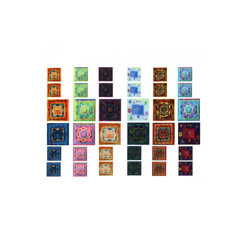 Decoupage paper A3 ITD 0271 square patterns