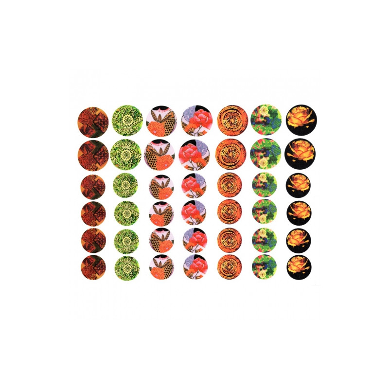 Decoupage paper A3 ITD 0273 round decorative elements