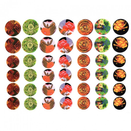 Papier do decoupage A3 ITD 0273 okrągłe elementy ozdobne - sklep plast