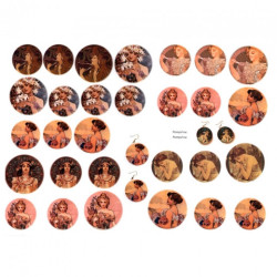 Decoupage paper A3 ITD 0275 jewelry ornaments