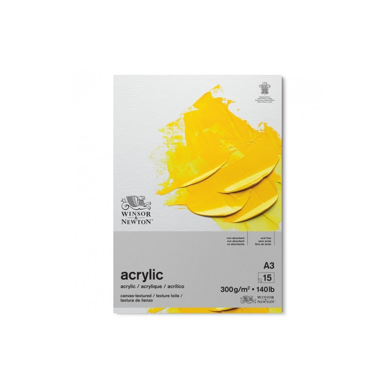 Blok Winsor&Newton acrylic 15 sheets 300g