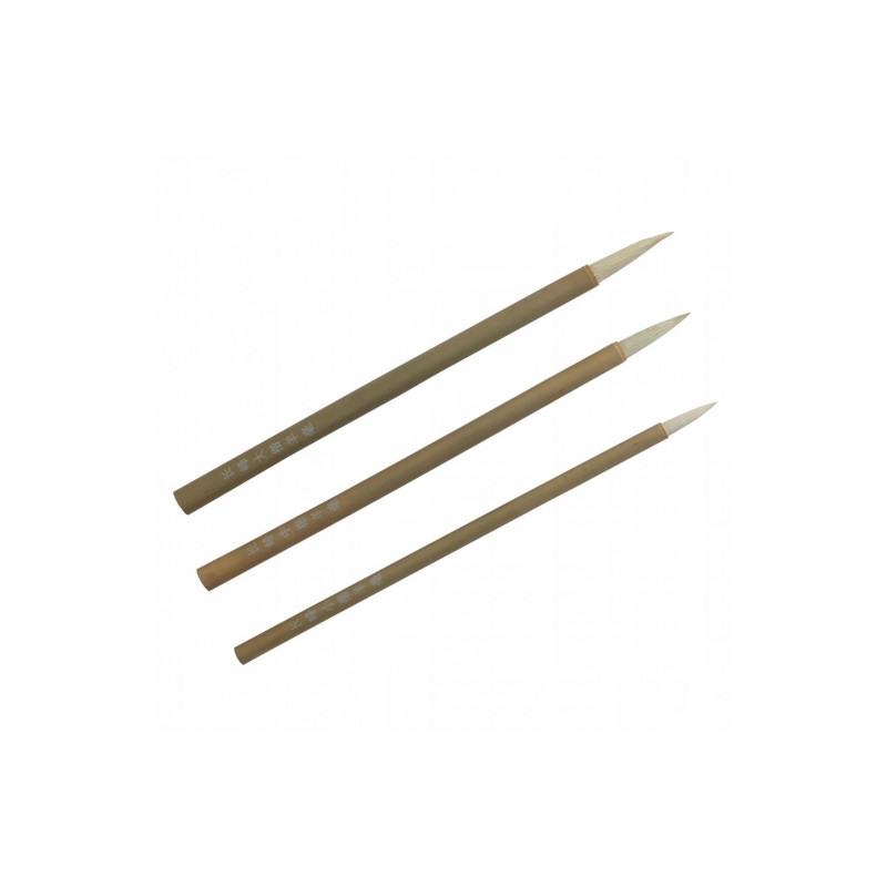 Kangrui set of 3 goat hair brushes for chinese calligraphy