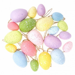 DP Craft hanging eggs 20 pcs pastel