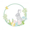 DP Craft cutting die easter wreath 10x9,4cm