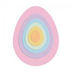 DP Craft cutting die set eggs 6pcs 9,7x12,5cm