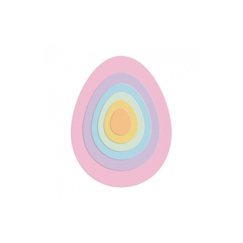 DP Craft cutting die set eggs 6pcs 9,7x12,5cm