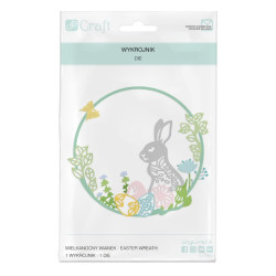 DP Craft wykrojnik wielkanocny wianek 10x9,4cm- sklep plastyczny szał