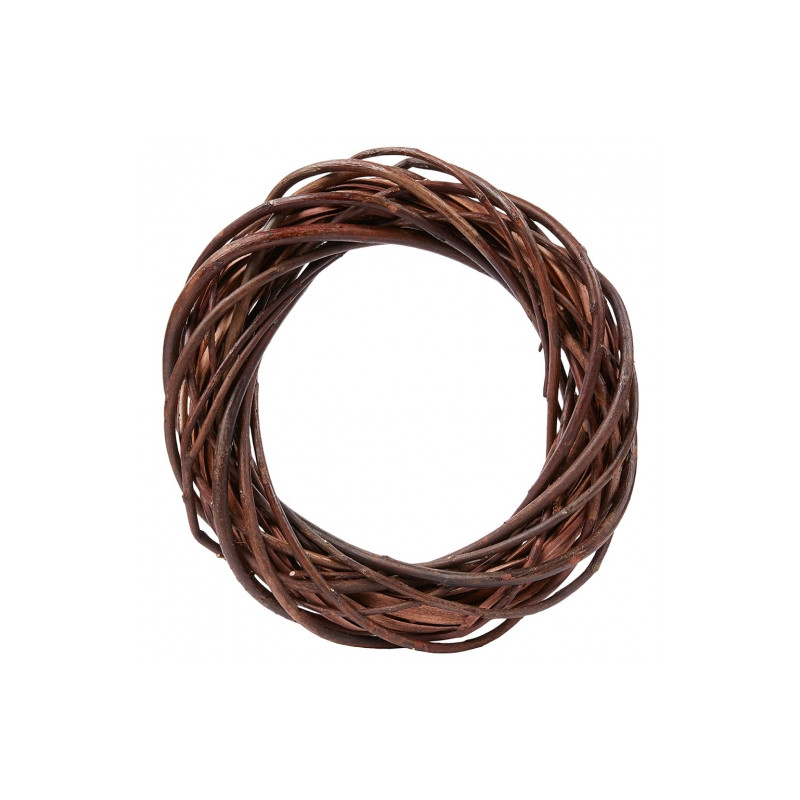 Rayher brown wicker garland 25cm