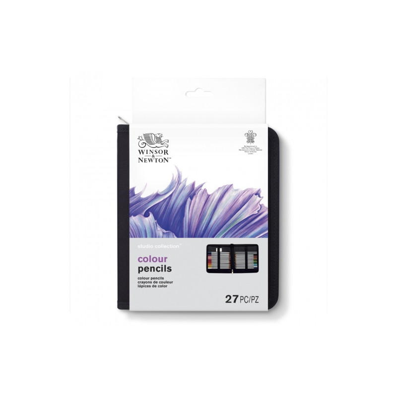 Winsor&Newton studio collection colour pencils set in case