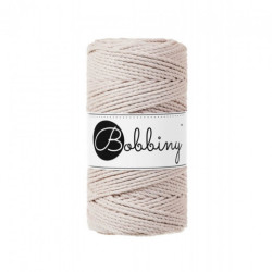 Bobbiny 3ply macrame rope regular 3mm 100m