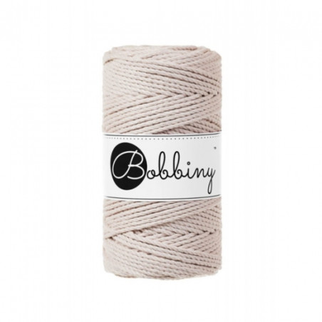 Bobbiny 3ply macrame rope regular 3mm 100m