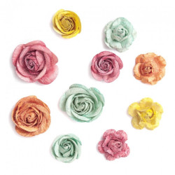 DP Craft paper roses boho 10 pcs
