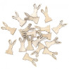 DP Craft wooden easter rabbits 2x4cm 18pcs