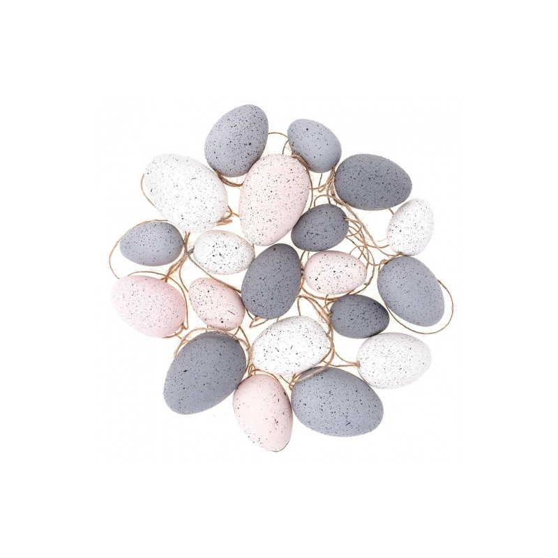DP Craft hanging eggs 20pcs neutral and pink