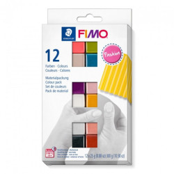 Fimo modelina zestaw fashion 12 kostek x25g- sklep plastyczny szał dla