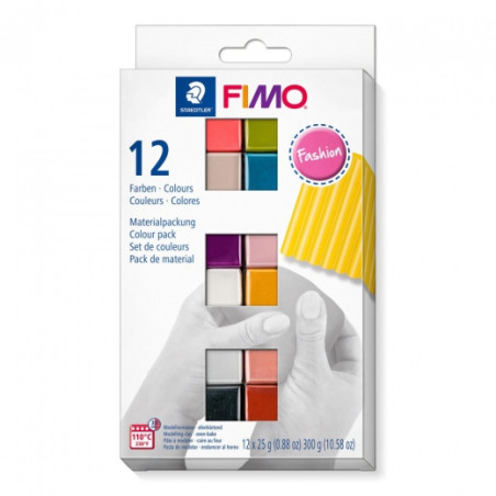 Fimo modelling clay fashion 12 blocks x25g