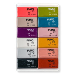 Fimo modelina zestaw fashion 12 kostek x25g- sklep plastyczny szał dla