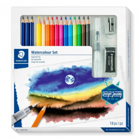 Staedtler zestaw watercolour set- sklep plastyczny szał dla plastyków