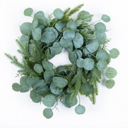 DP Craft wreath with eucalyptus 34cm