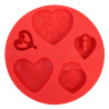 Silicone molds Fimo - hearts