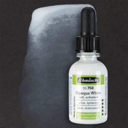 Schmincke opaque white opaque medium for liquid watercolors 50750 30ml