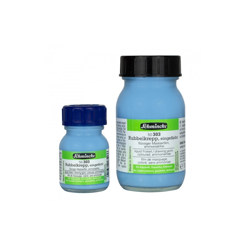 Schmincke liquid frisket blue masking fluid