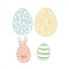 DP Craft cutting dies easter eggs 4pcs