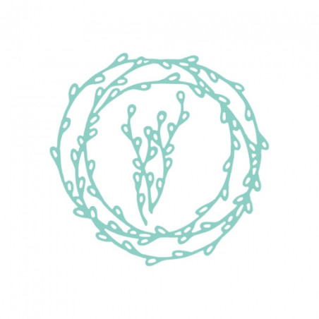 DP Craft cutting die easter wreath 2pcs