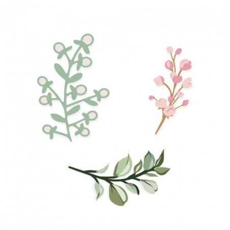 DP Craft cutting dies branches 3pcs