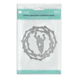 DP Craft cutting die easter wreath 2pcs