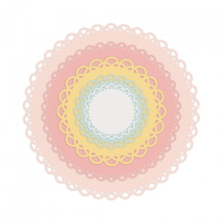 DP Craft cutting dies circles 5pcs