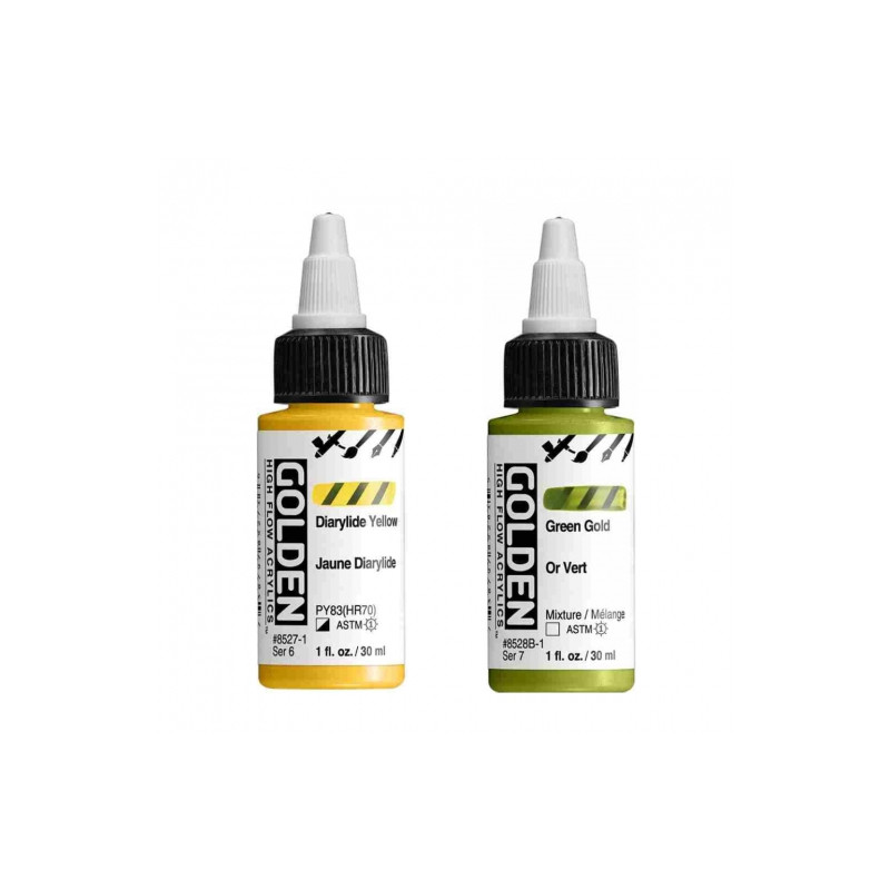 Golden high flow acrylic paints 30ml
