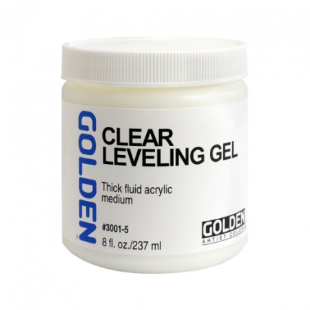 Golden clear leveling gel medium self-leveling 237ml