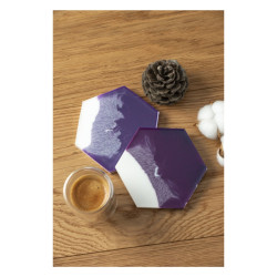 Pebeo gedeo hexagonal coasters