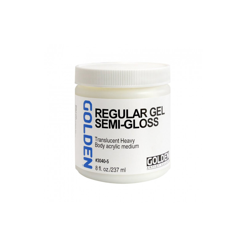 Golden regular gel semi-gloss satynowe medium akrylowe 237ml - sklep p