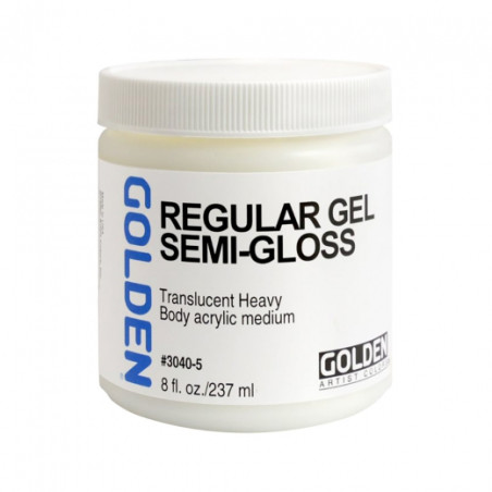 Golden regular gel semi-gloss satynowe medium akrylowe 237ml - sklep p