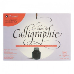 Brause calligraphy pad A4 30ark 125g cream