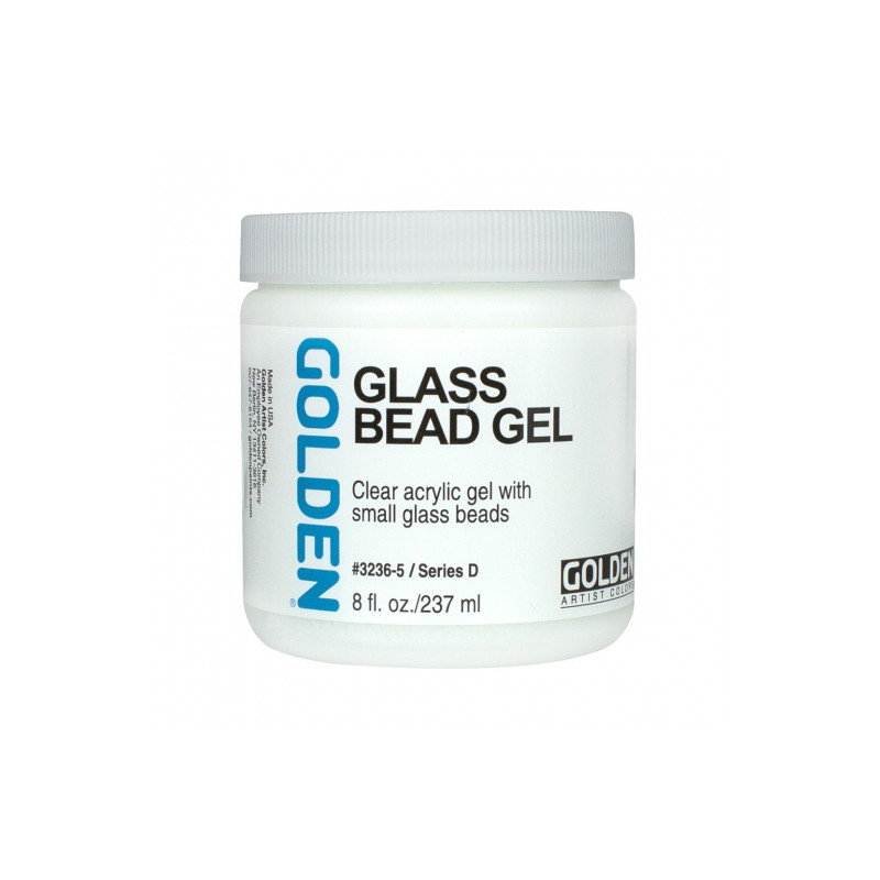 Golden glass bead gel żel fakturujący 237ml - sklep plastyczny - szał