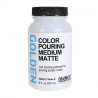Golden color pouring medium matte for acrylic paints