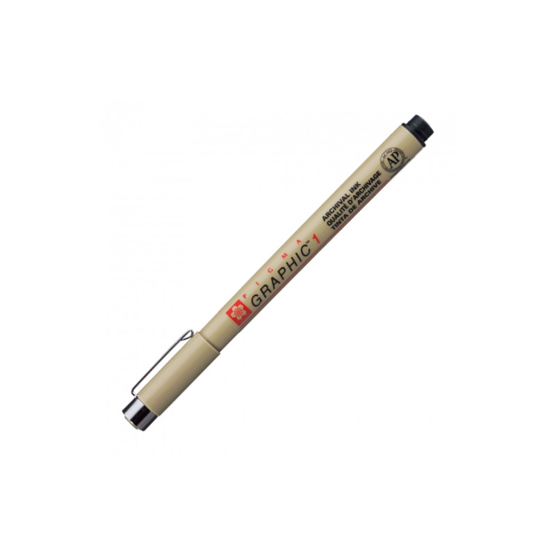 Sakura pigma graphic fineliner black - szal art - sklep plastyczny