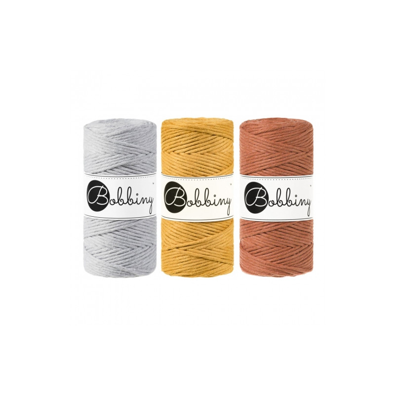 Bobbiny macrame cord regular 3mm 100m