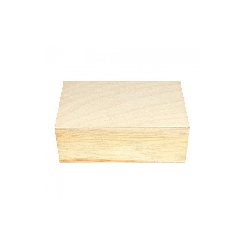 Drewniane pudełko prostokątne 12x7x18,5cm - sklep plastyczny - szał dl