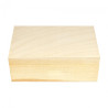 Wooden rectangular box 12x7x18.5 cm