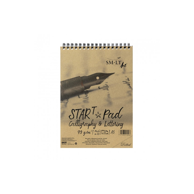 Blok SM-LT art start pad calligraphy&lettering dotted 90g 30ark A5 spi