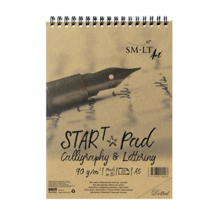 Blok SM-LT art start pad calligraphy&lettering dotted 90g 30ark A5 spi