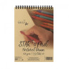 Blok SM-LT art start pad natural brown 125g 20 arkuszy A5 spirala - sk